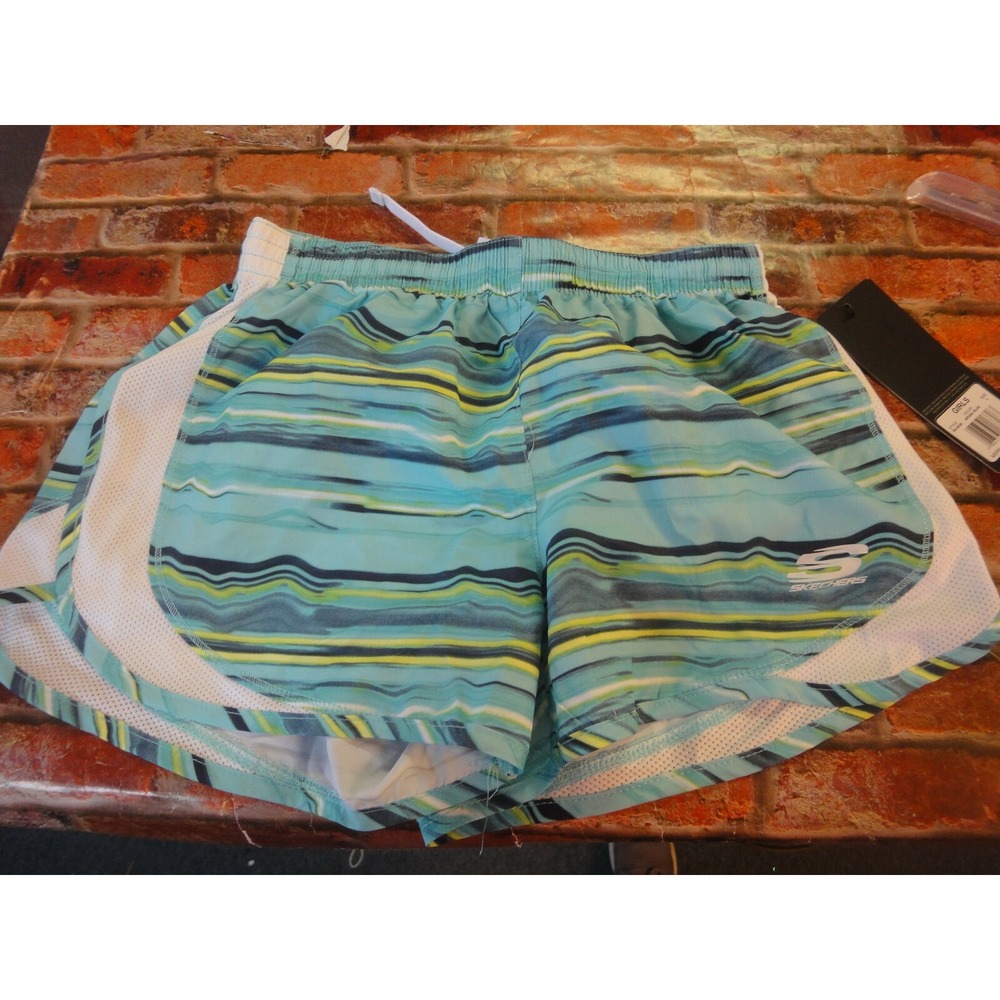 Skechers Sport girls L aruba blue shorts NWT